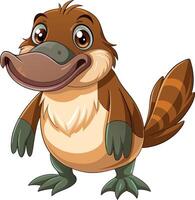 Cute Platypus Illustration Available on EPS File vector