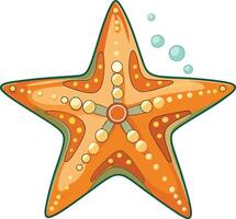 Elegant Starfish Design Available on EPS File vector