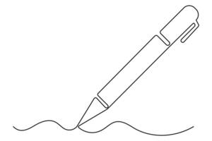Minimalist continuous pen one line sketch vector