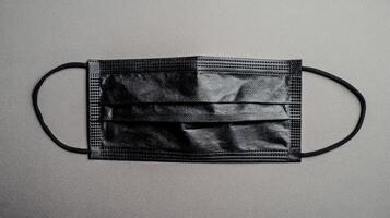 Essential Black Mask for Safety and Protection photo