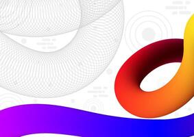 Digital fluid background. Design for wave colorful shape abstract futuristic fluid technology gradient background. vector