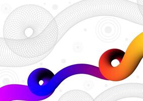 Digital wave colorful shape background. Design for abstract futuristic fluid technology gradient background. vector