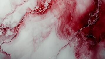 Abstract swirling patterns of crimson and white create a mesmerizing and fluid design, evoking a sense of movement and artistic expression. photo