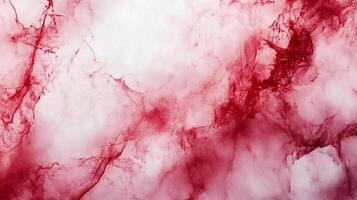 Abstract crimson cloud design resembling smoke or marble, with delicate veins and patterns adding depth to the ethereal composition. photo