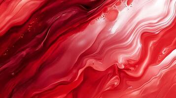 Abstract artwork showcasing shades of red. Swirling patterns create a sense of depth and movement. Ideal as an artistic backdrop. photo
