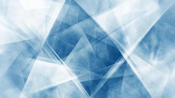 Subtle layers of blue and white shapes interact creating an illusion of movement. Great as a modern wallpaper or a dynamic backdrop. photo