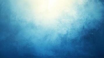 A textured gradient background in shades of blue fading into a bright, airy white at the top, resembling ice or frost patterns. photo