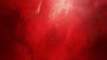 A textured canvas painted with varying shades of red, creating depth and visual interest. The brushstrokes add to the painting's artistic appeal. photo