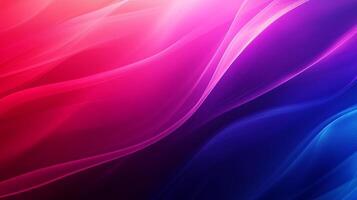 Abstract blend of red, pink, purple, and blue forming smooth, flowing shapes creating a dynamic, vibrant, and visually compelling design. photo