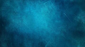 Abstract textured blue surface with subtle scratches, creating a dynamic and modern visual for backgrounds and design elements. photo