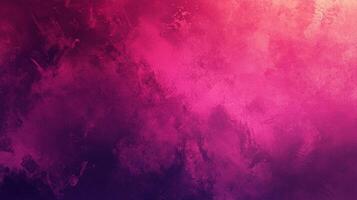 Abstract gradient background with a blend of vibrant pink and deep purple hues, creating a dynamic and textured effect. photo