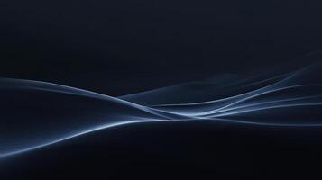 Waves of soft, blue fabric cascade in darkness, creating serene and flowing forms reminiscent of dunes under a starlit sky. photo