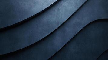 Navy blue textured layers create an abstract background of flowing lines, offering a contemporary and elegant visual element. photo