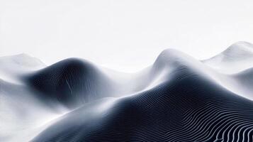 Abstract layered landscape with subtle gradients, evokes a sense of depth and movement in a minimalist, clean design. Nature-inspired art. photo