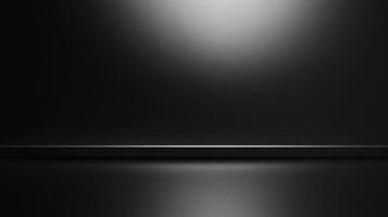 Dark backdrop with soft ambient lighting highlights a sleek horizontal line, creating a minimalist and modern aesthetic. photo