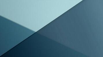 Geometric color field with varying shades of blue intersecting to form sharp lines and abstract shapes. Minimalist color design. photo