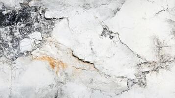 Abstract marble texture with grey, white, and tan hues, showcasing natural cracks and patterns in the stone surface. photo