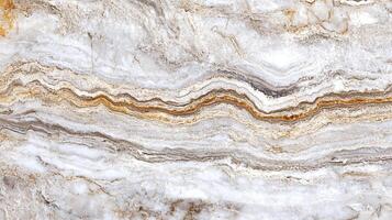 Abstract marble texture featuring swirling patterns of white, brown, and gray, creating a natural and elegant stone aesthetic. photo