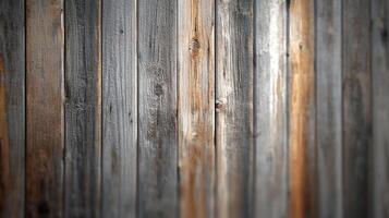 Weathered wood planks with textures and colors offering a rustic and natural backdrop, ideal for visual storytelling and artistic expression. photo