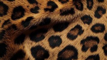 Intricate animal print, blending textures and patterns. Dark spots are emphasized by a bright background, creating contrast and visual interest. photo