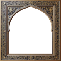 An ornate frame with a black background png