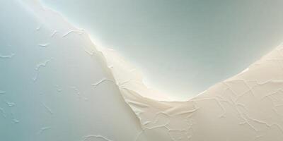 A white wall with a crack in it photo