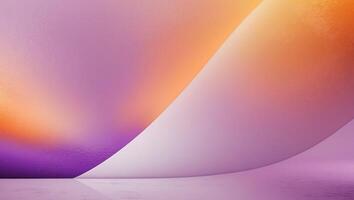 Abstract Gradient Background with Orange and Purple Tones for Design photo
