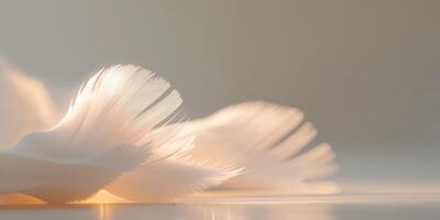 Warm Abstract Light Reflection in Soft Focus photo