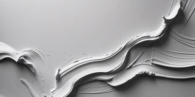 A white wall with a large amount of paint photo