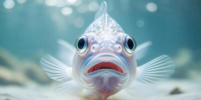 A close up of a fish with big eyes photo