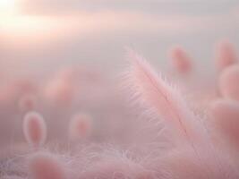 Mesmerizing blend of blush tones nature's tender caress and gentle dawn glow unveiling a whimsical ambiance. photo