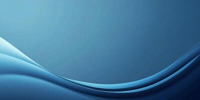 A gradient blue background with smooth transition photo