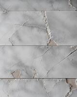 marble tile with many effects scratched and ruined. photo