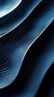 Flowing patterns of blue waves creating a mesmerizing abstract background design photo