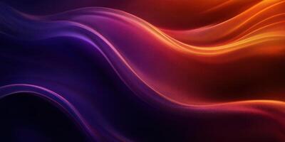 Colorful abstract waves create a vibrant visual flow in a dynamic composition of warm hues and cool tones photo