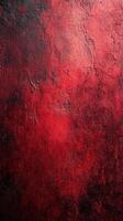 Vibrant red textured background created with intricate patterns and deep contrasts for artistic expression photo