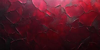 Vibrant textured red wall with a mix of dark and light tones creating an artistic backdrop photo