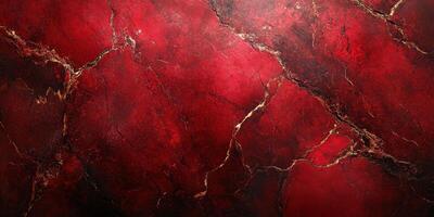 Rich red marble texture with striking veins creates a dramatic backdrop for design projects and artistic inspirations photo