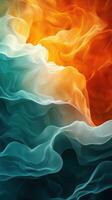 Swirling patterns of color create a mesmerizing abstract landscape photo