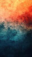 Colorful gradient abstract artwork featuring warm and cool hues blending seamlessly in an artistic composition photo