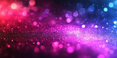 Colorful bokeh lights twinkle against a dark background creating a vibrant and dreamy atmosphere during a nighttime celebration photo