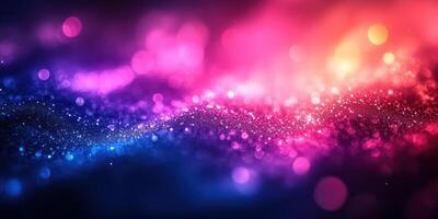 Colorful abstract light patterns create a vibrant atmosphere in a mesmerizing display of sparkle and glow photo