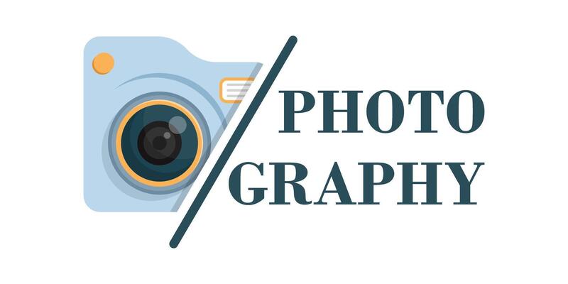 A photo camera and the words photo photography