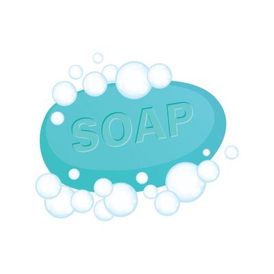 Soap bubble with soap bubbles and soap bubbles illustration
