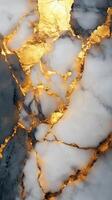 Elegant marble surface with golden veins showcasing a luxurious design photo