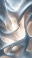 Soft, flowing abstract patterns blend light and texture in a dreamy, ethereal space photo