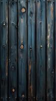 Dark wooden planks with rich textures and deep colors create a striking background for various design projects photo
