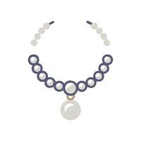 Stunning Pearl Necklace Design for Style vector