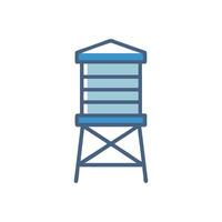 Functional Water Tank Icon for Utilities vector