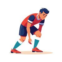 Dynamic Player Setting Shin Guards for Game vector
